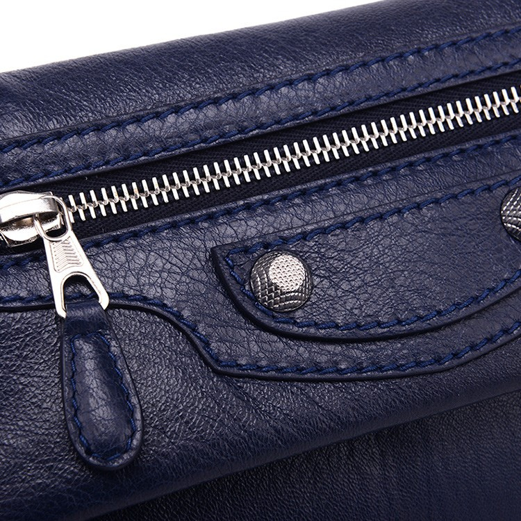 Balenciaga/巴黎世家中性款式机车包羊皮单肩包327079 D94I