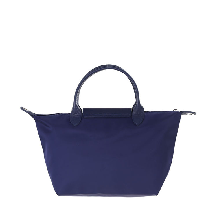 Longchamp/珑骧 女士短柄厚款尼龙手提包单肩包 1512 海蓝