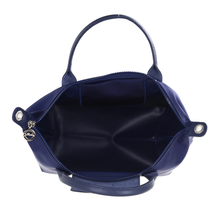 Longchamp/珑骧 女士短柄厚款尼龙手提包单肩包 1512 海蓝