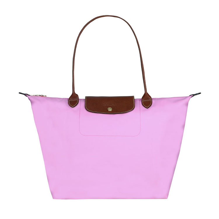 Longchamp/珑骧 女士长柄尼龙折叠包 1899 粉红