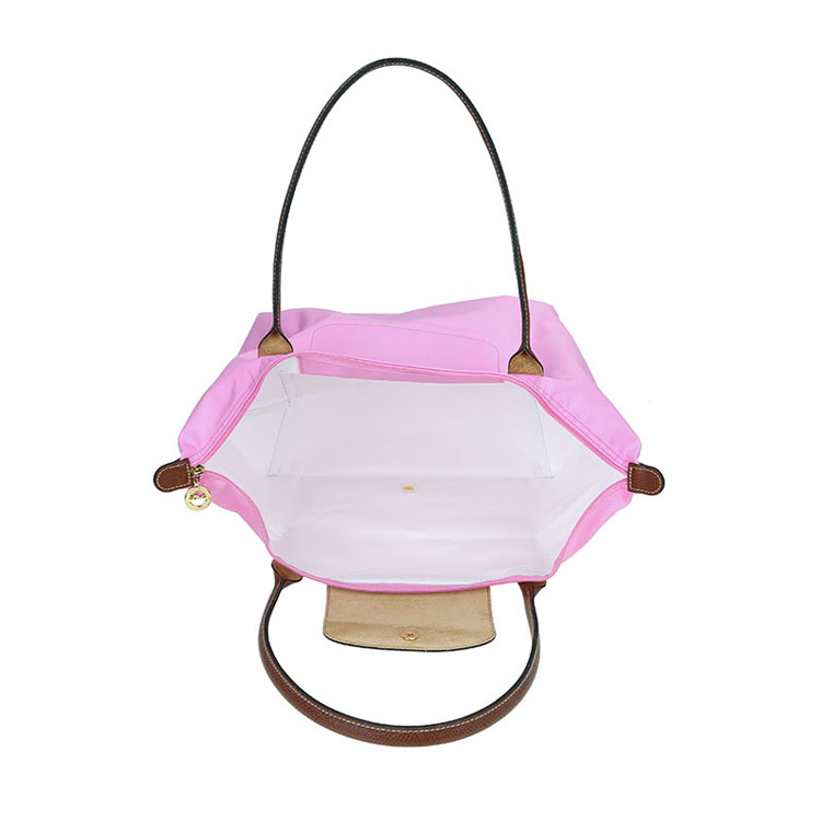 Longchamp/珑骧 女士长柄尼龙折叠包 1899 粉红