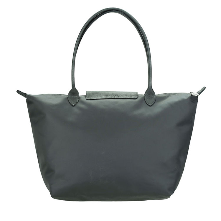 Longchamp/珑骧 女士厚款长柄尼龙包 1899 灰色