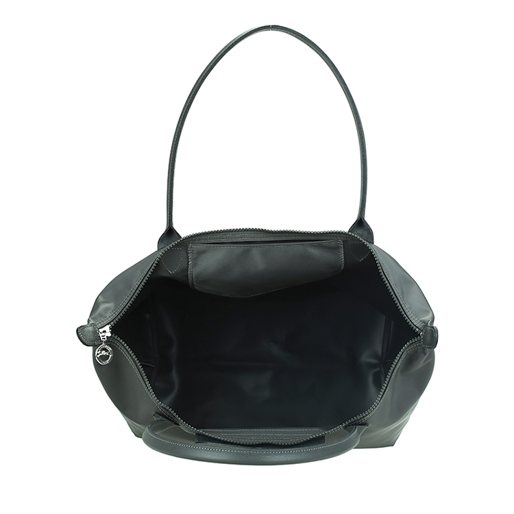 Longchamp/珑骧 女士厚款长柄尼龙包 1899 灰色