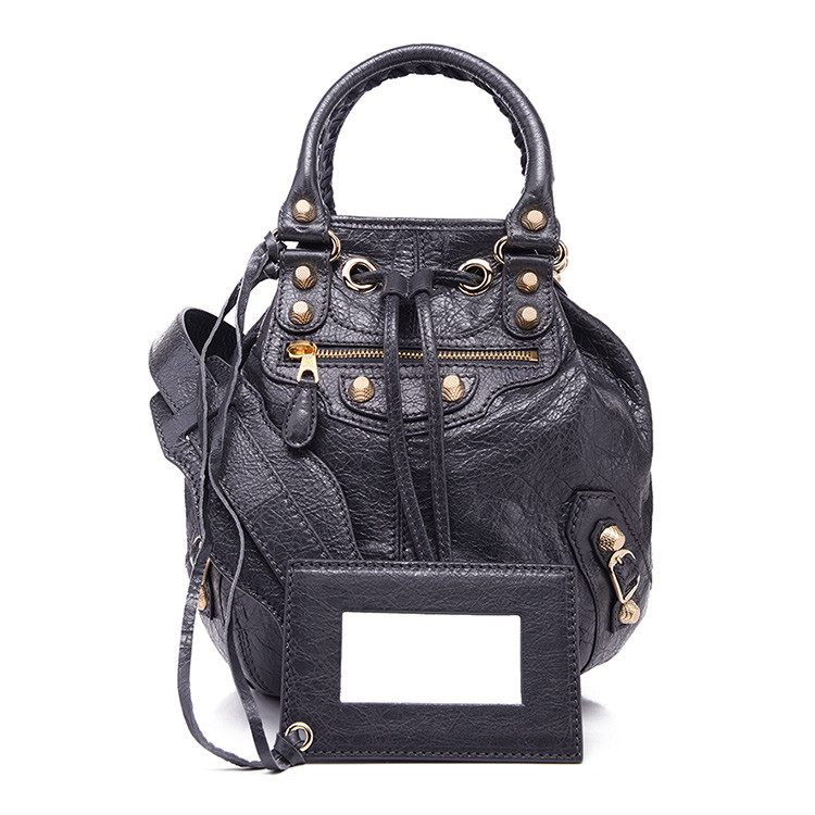 Balenciaga/巴黎世家中性款式机车包羊皮手提包285439 D94JG 1160