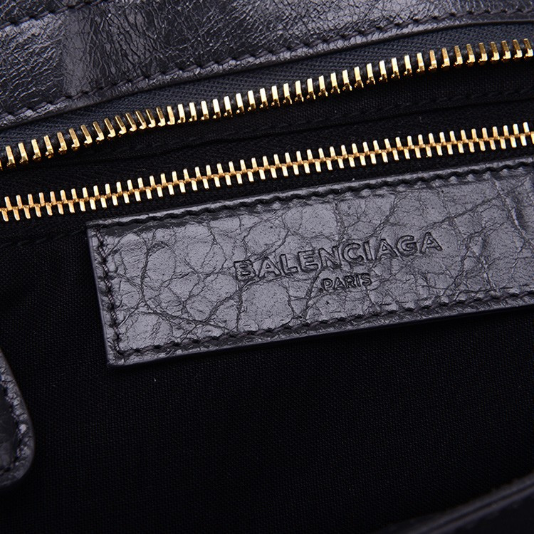 Balenciaga/巴黎世家中性款式机车包羊皮手提包282009 D94JG