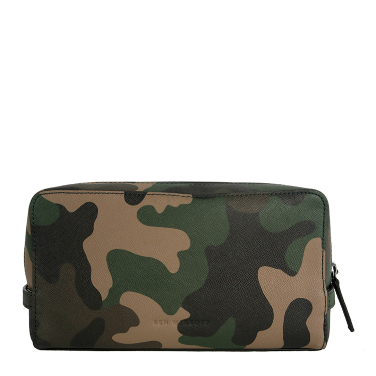 Rebecca Minkoff/瑞贝卡·明可弗Dopp Kit 十字压纹牛皮 化妆包