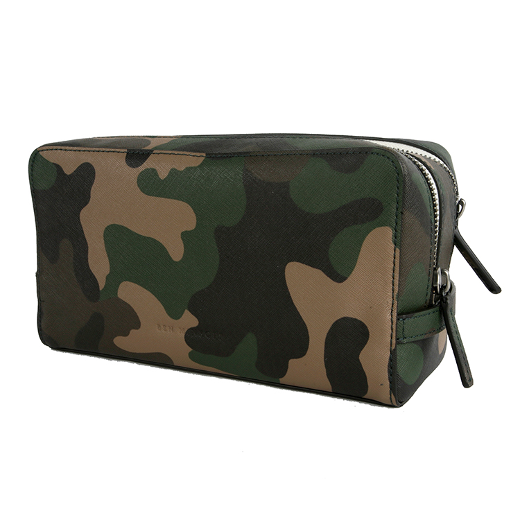 Rebecca Minkoff/瑞贝卡·明可弗Dopp Kit 十字压纹牛皮 化妆包