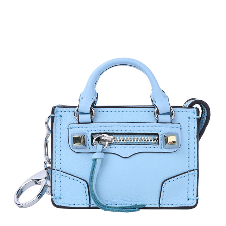 Rebecca Minkoff/瑞贝卡·明可弗 牛皮女士Key Fob Regan Satchel 挂饰 零钱包