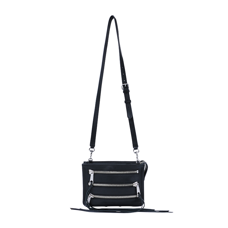 Rebecca Minkoff/瑞贝卡·明可弗 牛皮女士 Moto 3 Zip 单肩 斜挎包