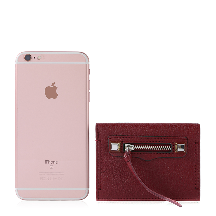 Rebecca Minkoff/瑞贝卡·明可弗 牛皮女士 Regan Card Case 卡包