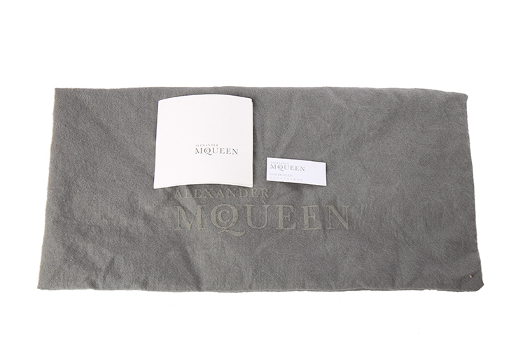 AlexanderMcQueen(亚历山大麦昆)桃粉色皮质两用包mini