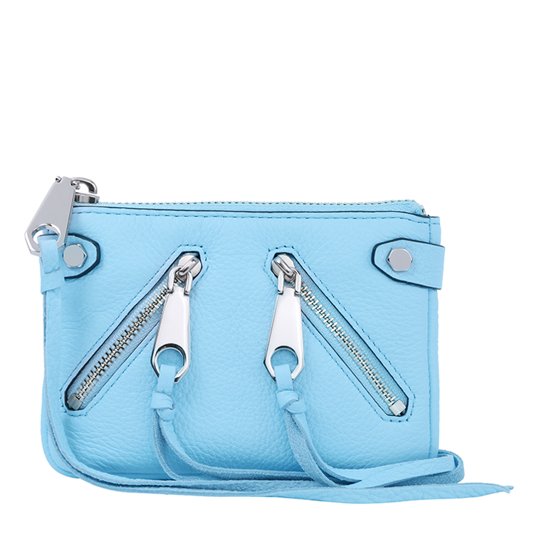 Rebecca Minkoff/瑞贝卡·明可弗 牛皮女士 Moto Pouch 散钱包