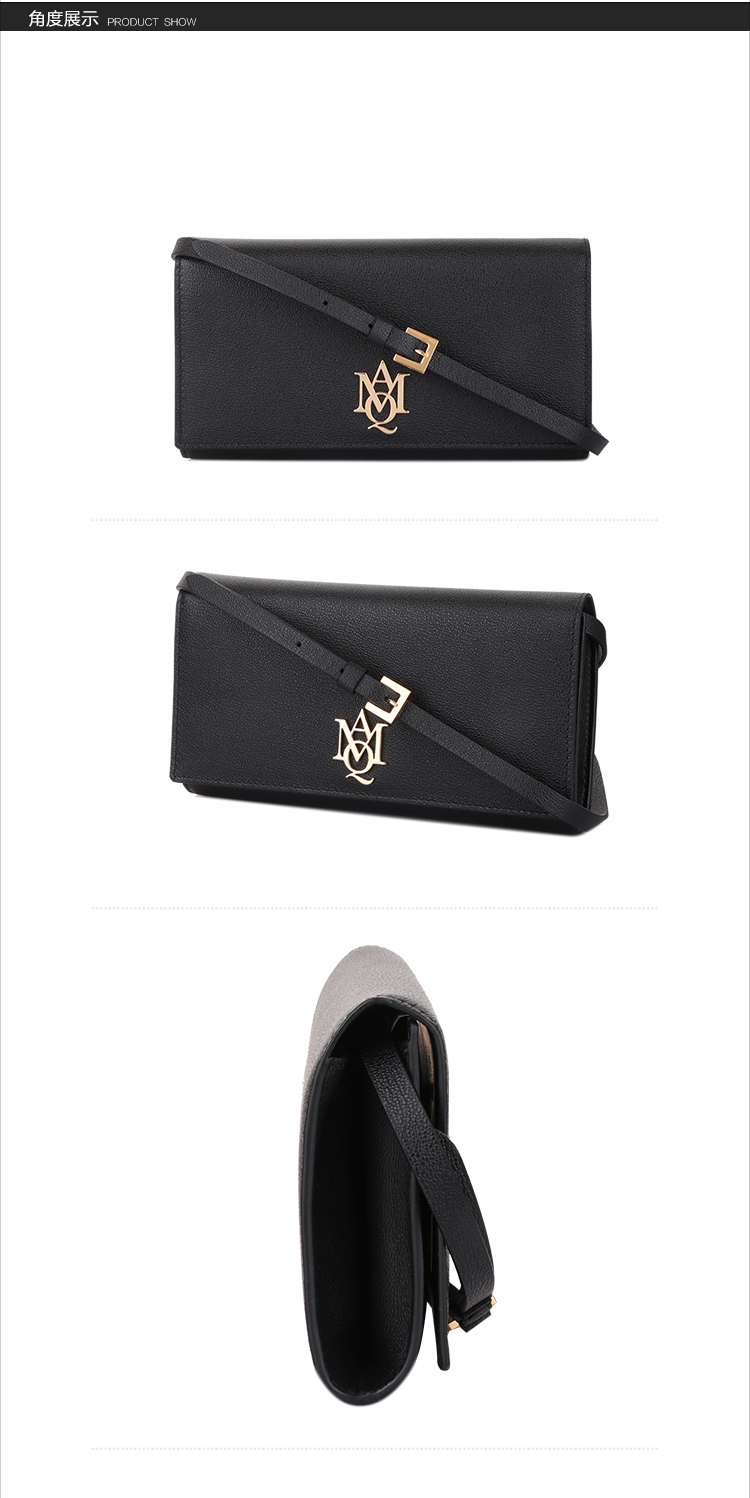 Alexander McQueen/亚历山大麦昆女士牛皮单肩包 斜跨包 439180