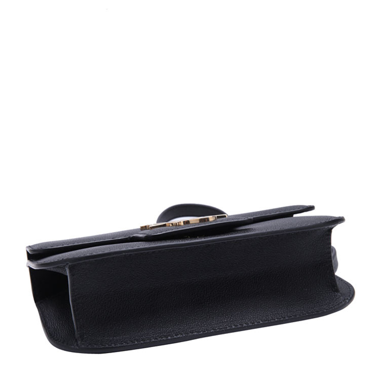 Alexander McQueen/亚历山大麦昆牛皮材质金属字母装饰女士单肩斜挎包,439447DN10G 1000 WOMEN BAG