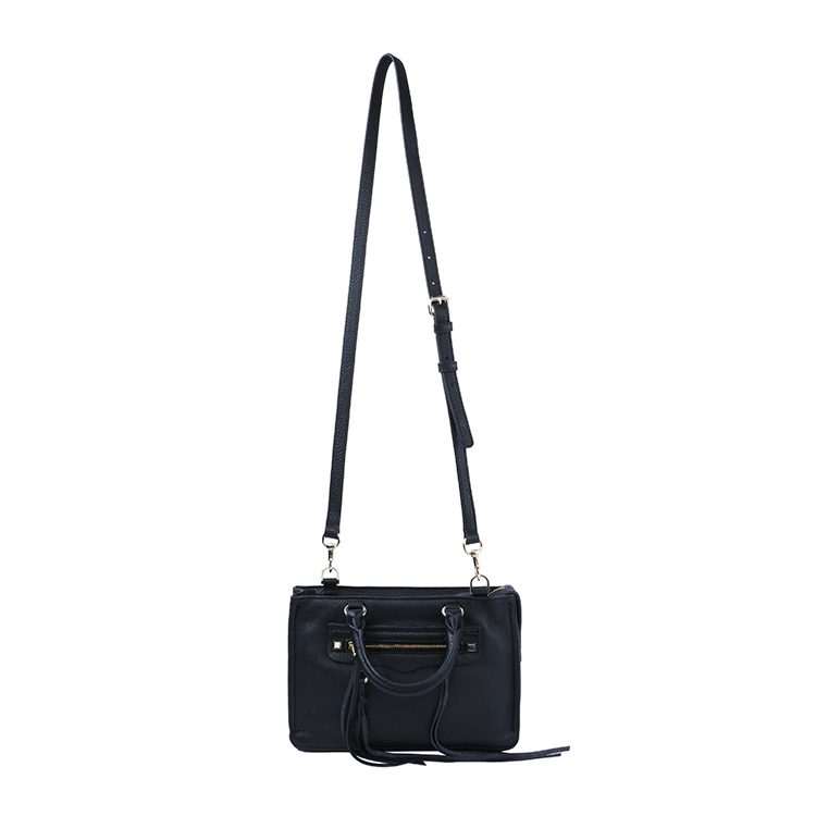 Rebecca Minkoff/瑞贝卡·明可弗 牛皮女士 Micro Regan Satchel 单肩斜跨手提包