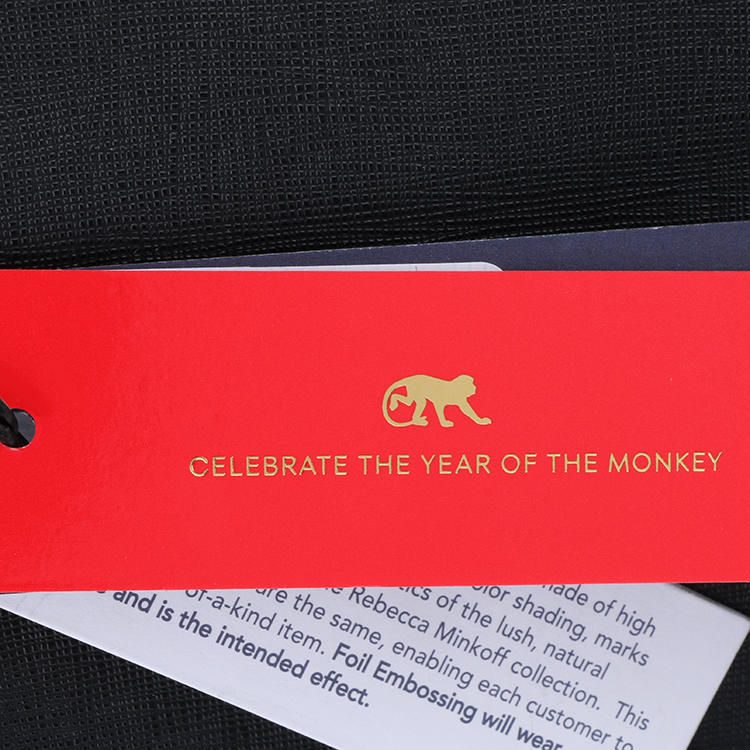 Rebecca Minkoff/瑞贝卡·明可弗 十字纹牛皮 猴年定制MAB Tote Mini 手提单肩斜跨包