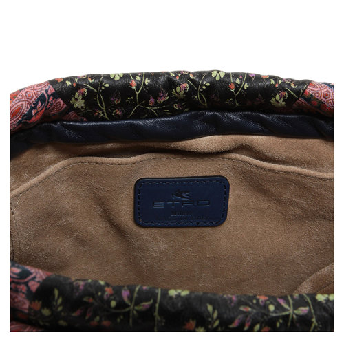 【2017春夏】Etro/艾特罗 女士 真皮 手提包 花朵印花 花色 EB