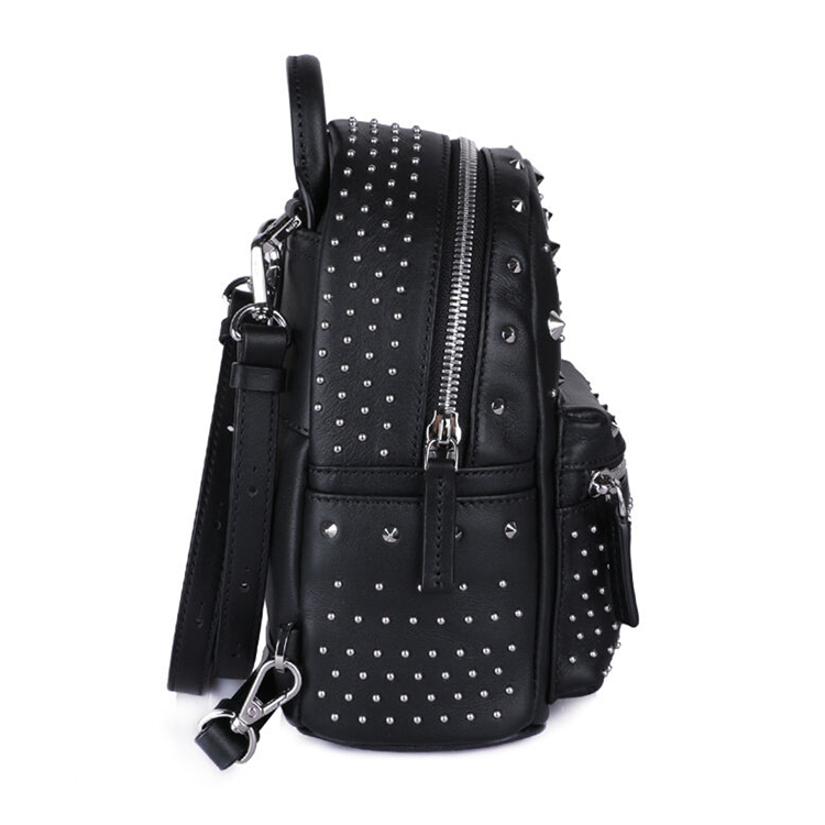 MCM/MCM 女士牛皮 小号双肩包 MMK 6SVE71 BK001