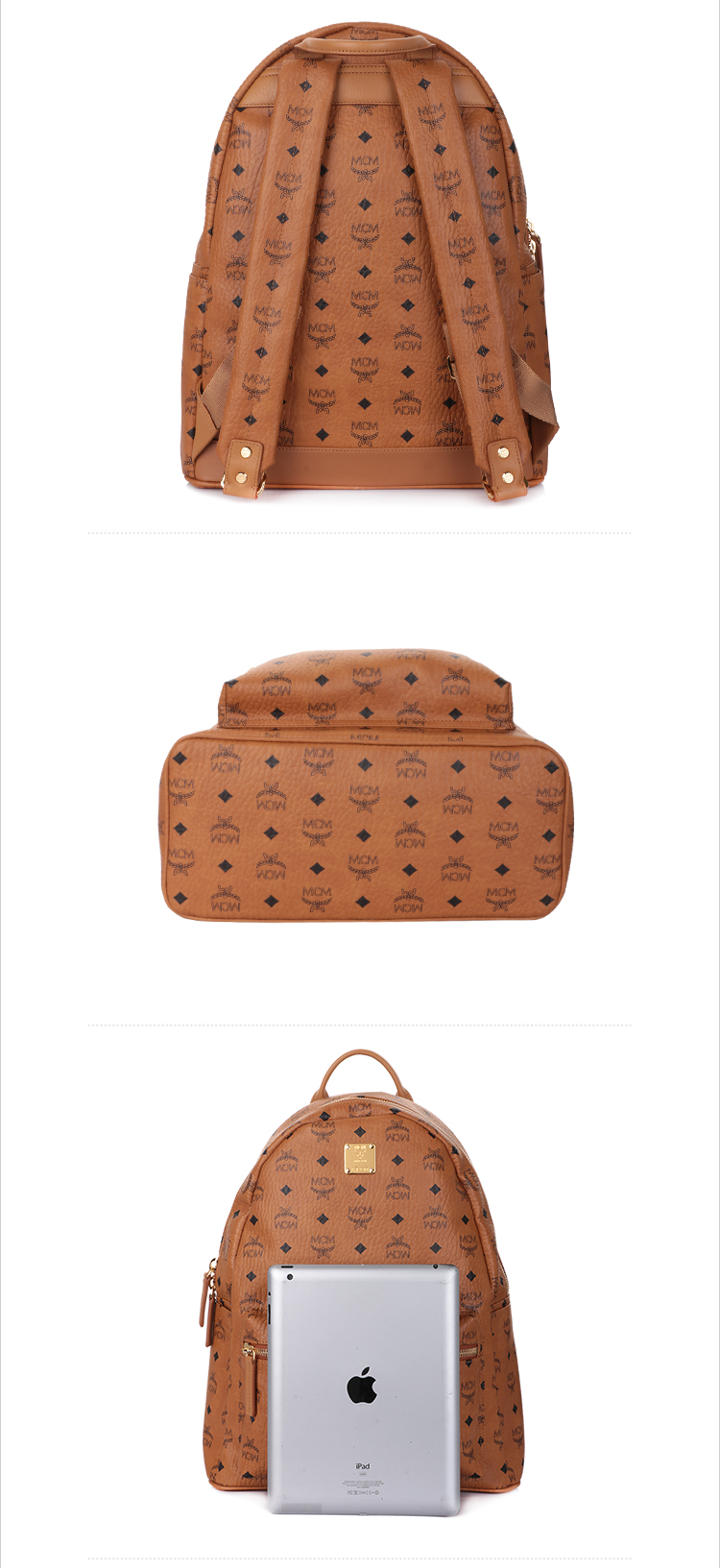 MCM/MCM/中性款式中号PVC多色双肩包 背包MMK5AVE28