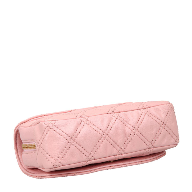 Marc Jacobs/马克雅各布斯牛皮材质经典格纹车线包身女士单肩包