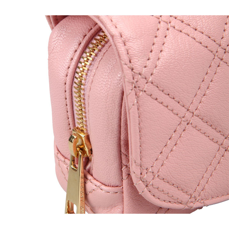 Marc Jacobs/马克雅各布斯牛皮材质经典格纹车线包身女士单肩包