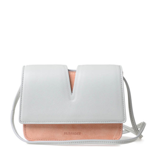 【可用券】Jil Sander/吉尔·桑达 女士 真皮 经典拼接 单肩包 ZI