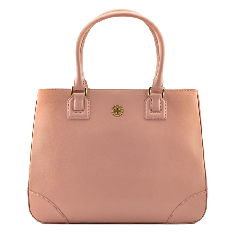 Tory Burch/汤丽柏琦*新款粉色女士时尚牛皮手提包18169680