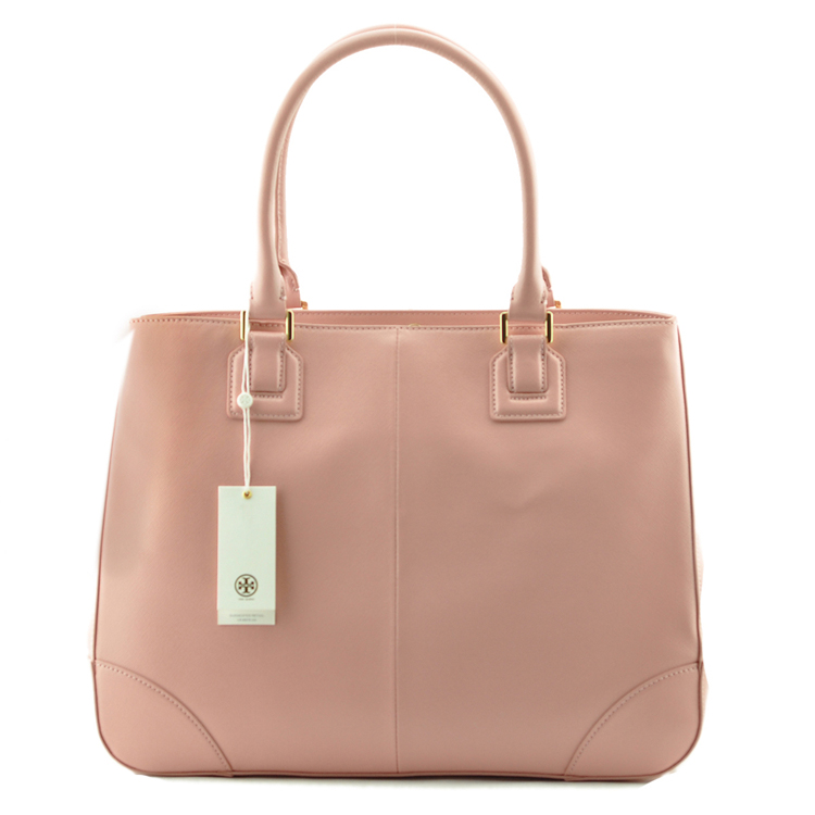 Tory Burch/汤丽柏琦*新款粉色女士时尚牛皮手提包18169680