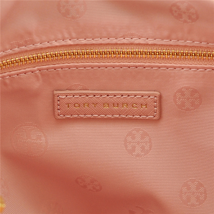 Tory Burch/汤丽柏琦*新款粉色女士时尚牛皮手提包18169680