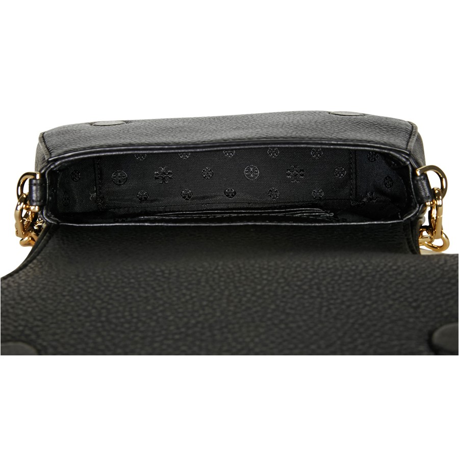 Tory Burch/汤丽柏琦 女士黑色牛皮单肩包 29908 001