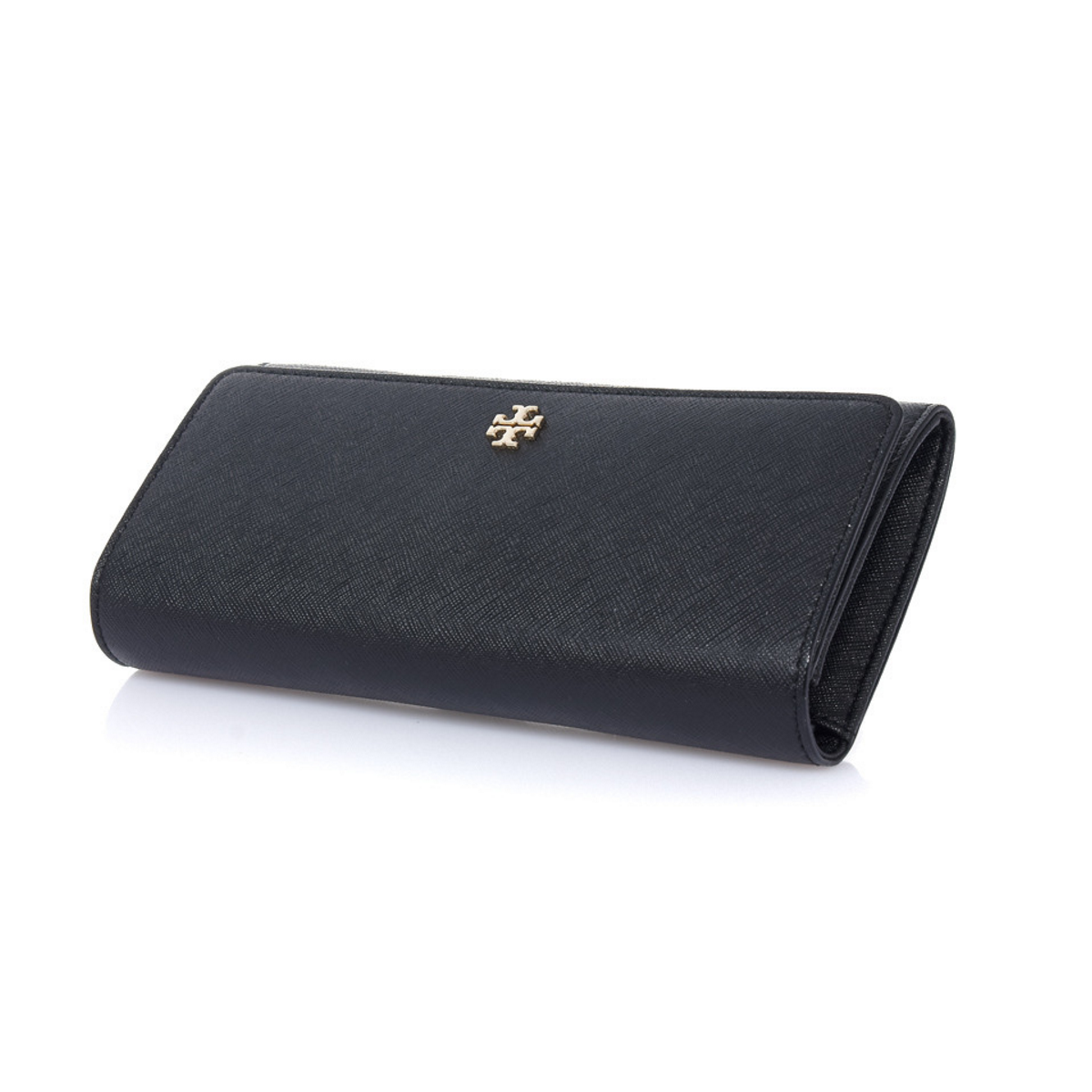 Tory Burch/汤丽柏琦 女士黑色牛皮长款钱包 11169072 001
