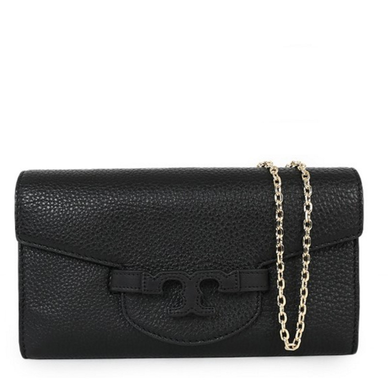 Tory Burch/汤丽柏琦 女士黑色牛皮单肩包 30076 001