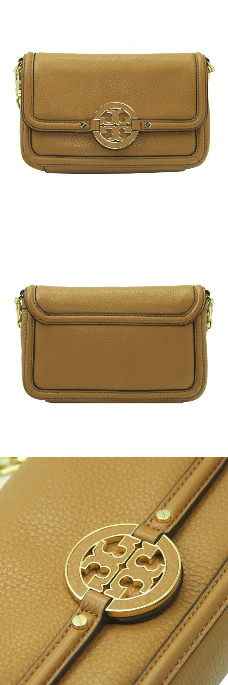 Tory Burch/汤丽柏琦 女士真皮LOGO磁扣链条单肩包斜挎包女包 28159273 206