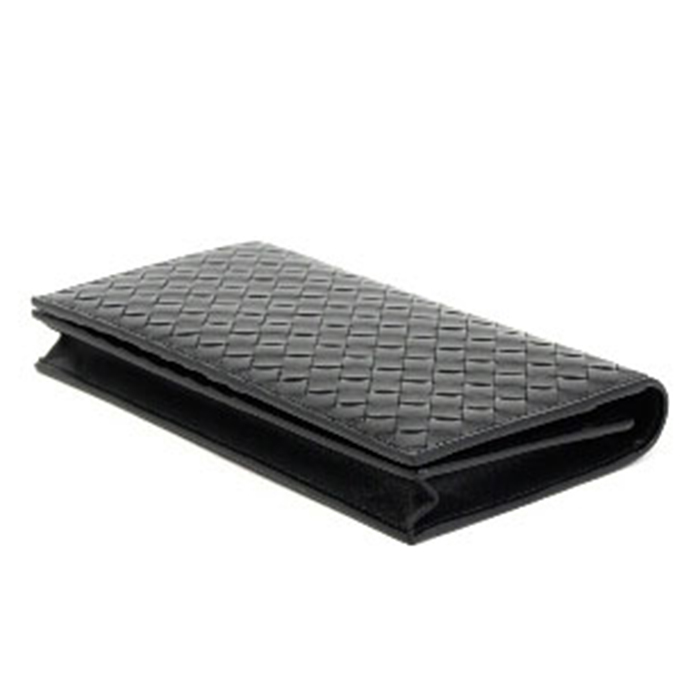 Bottega Veneta/葆蝶家 男士长款牛皮两折钱包316005