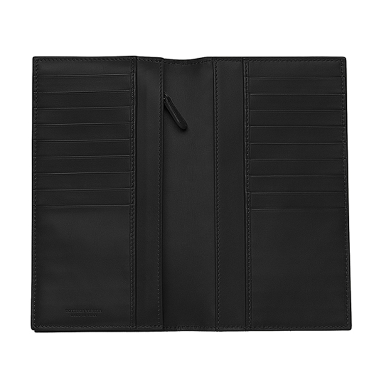 Bottega Veneta/葆蝶家 男士长款牛皮两折钱包316005