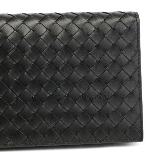 Bottega Veneta/葆蝶家 男士长款牛皮两折钱包316005