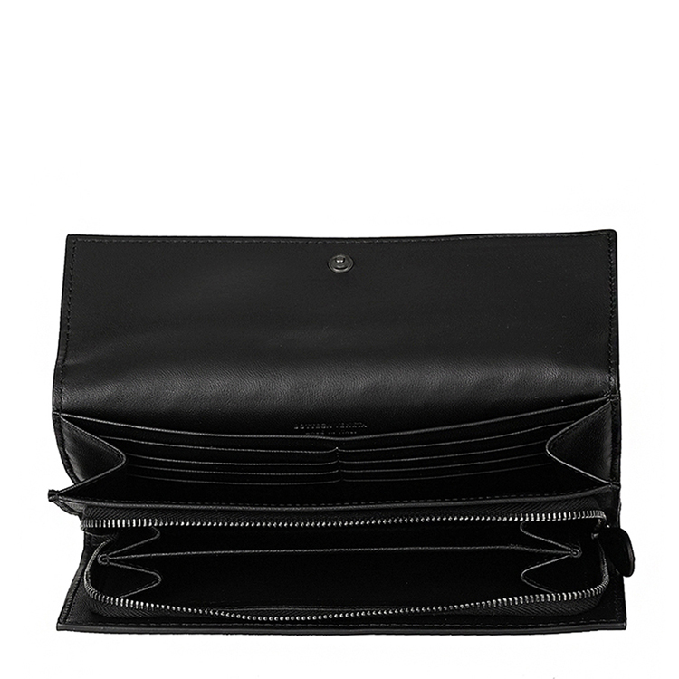 Bottega Veneta/葆蝶家 编织小羊皮男士按扣钱夹150509 V001N