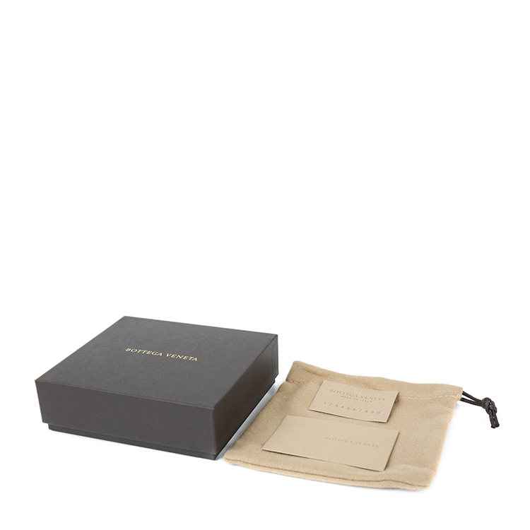 Bottega Veneta/葆蝶家 藏蓝色编织牛皮男士钱包 113993 V4651 1000