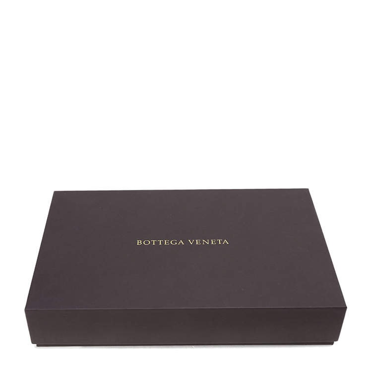 Bottega Veneta/葆蝶家 深棕色编织羊皮男士长款拉链手包 #311263 V4651 1000 职场绅士首选
