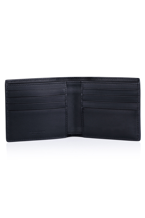 Bottega Veneta/葆蝶家 男士短款牛皮两折钱包113993
