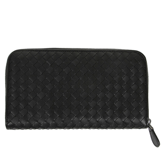 BottegaVeneta/葆蝶家男士长款牛皮拉链手拿包311263