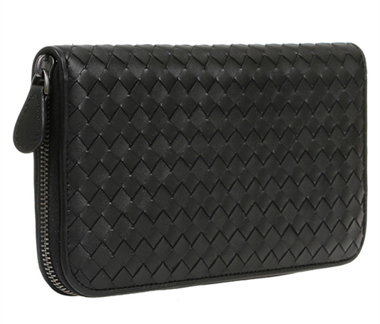 BottegaVeneta/葆蝶家男士长款牛皮拉链手拿包311263