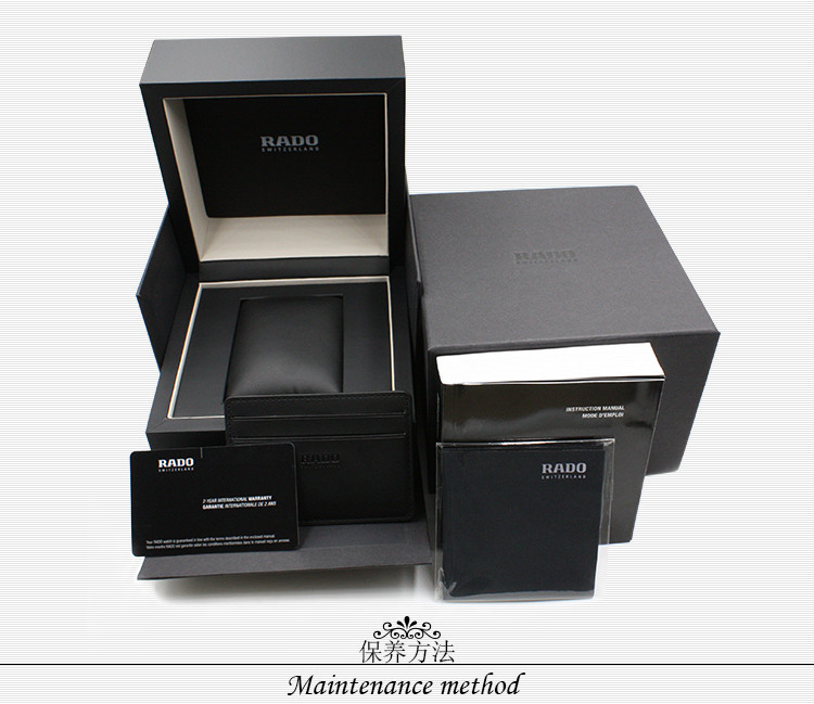 RADO/雷达晶萃系列自动机械镶钻陶瓷男表R30941702