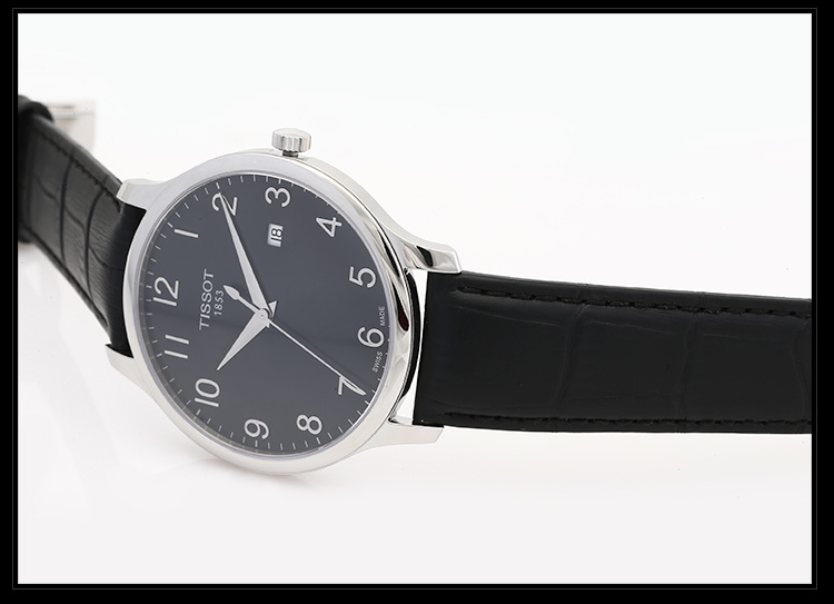 TISSOT/天梭 俊雅系列石英男表 T063.610.16.052.00 全球联保