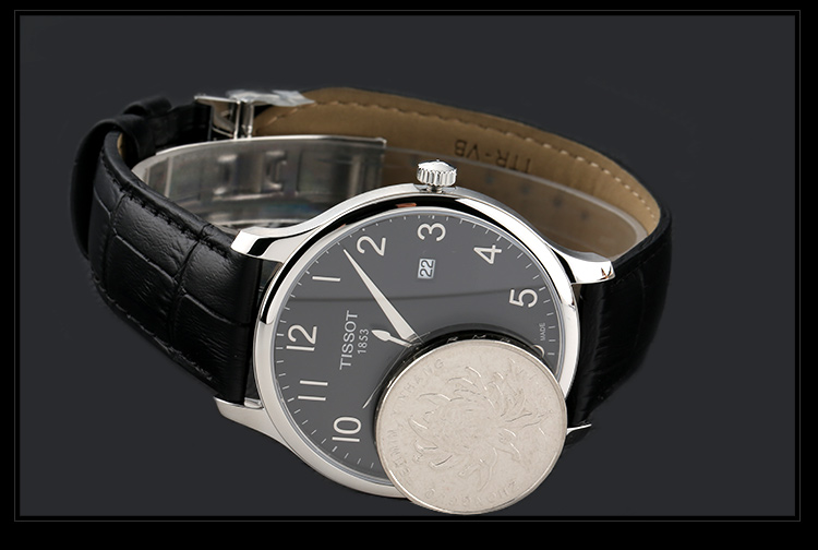 TISSOT/天梭 俊雅系列石英男表 T063.610.16.052.00 全球联保