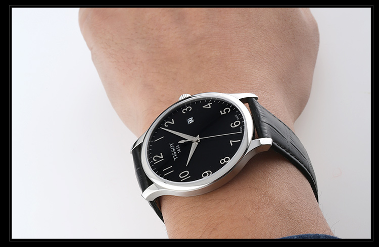 TISSOT/天梭 俊雅系列石英男表 T063.610.16.052.00 全球联保
