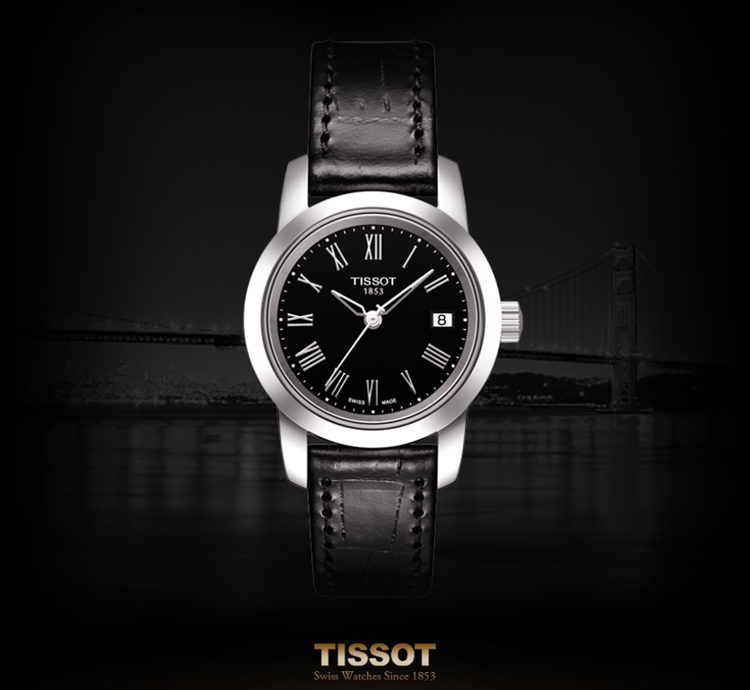 【可用券】TISSOT/天梭手表 梦幻系列石英皮带女士手表T033.210.16.053.00（全球联保）