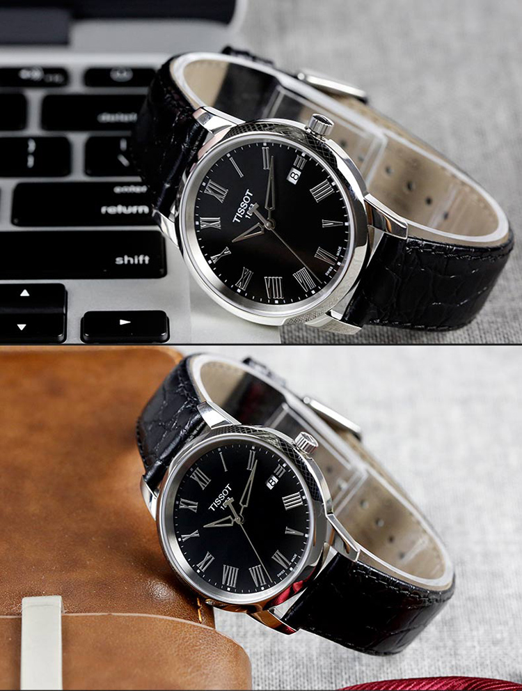 TISSOT/天梭手表 T-CLASSIC系列时尚潮流石英皮带男表T033.410.16.053.01