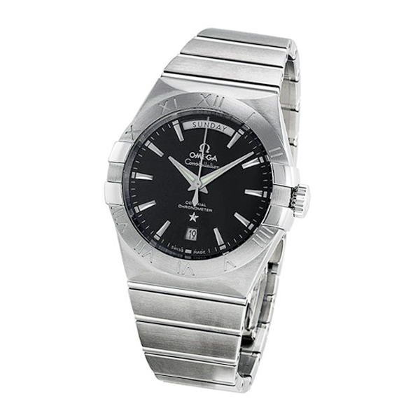 OMEGA/欧米茄星座天文台双历精钢自动机械男表(123.10.38.22.01.001)