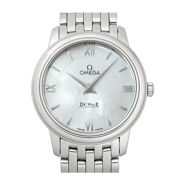 OMEGA/欧米茄碟飞典雅精钢石英女表(424.10.27.60.05.001)